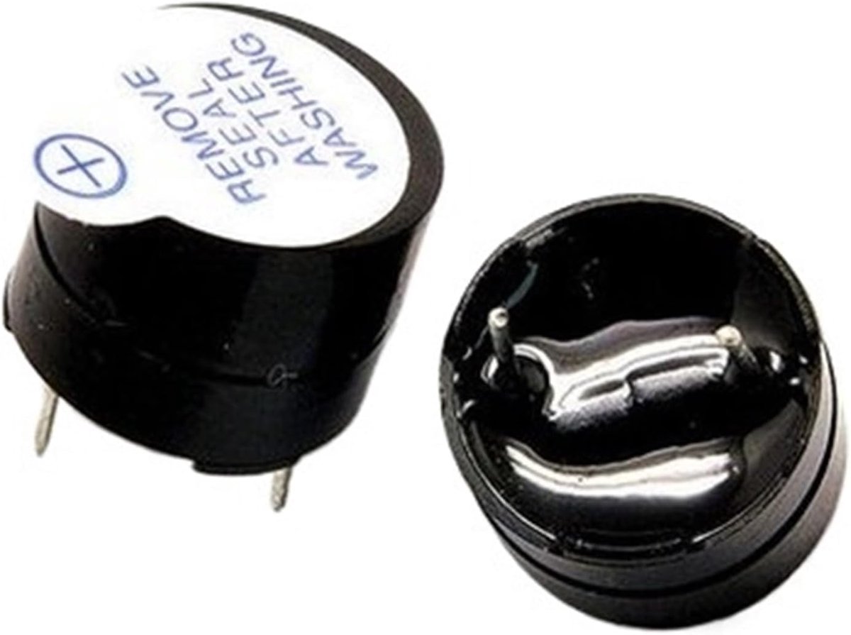 Actieve Zoemer Alarm - Sounder Luidspreker - Meldingen Genereren - 5 Volt - 10 Stuks - Zwart