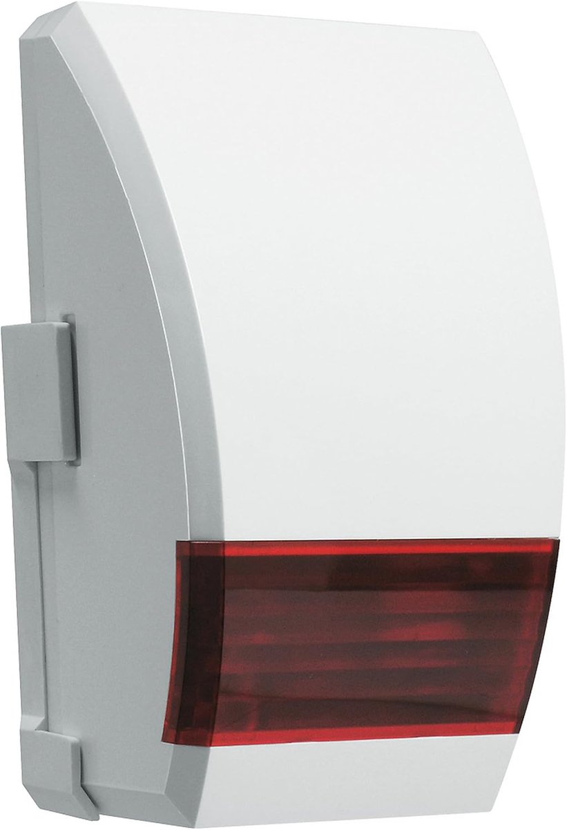 Draadloze Binnen Sirene - Alarm Sirene - Beveiliging Huis - Draadloze Installatie - 50 x 50 x 28 cm - Wit