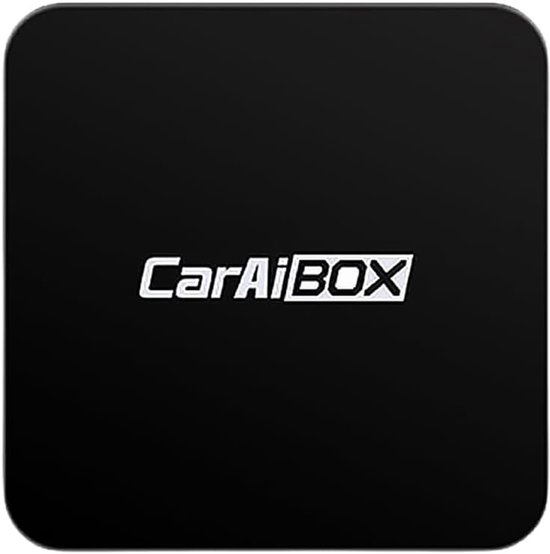 Draadloze CarPlay Adapter - Smart AI Box - Auto Navigatie - Bedraad naar Draadloos - 60x60x13mm - Zwart
