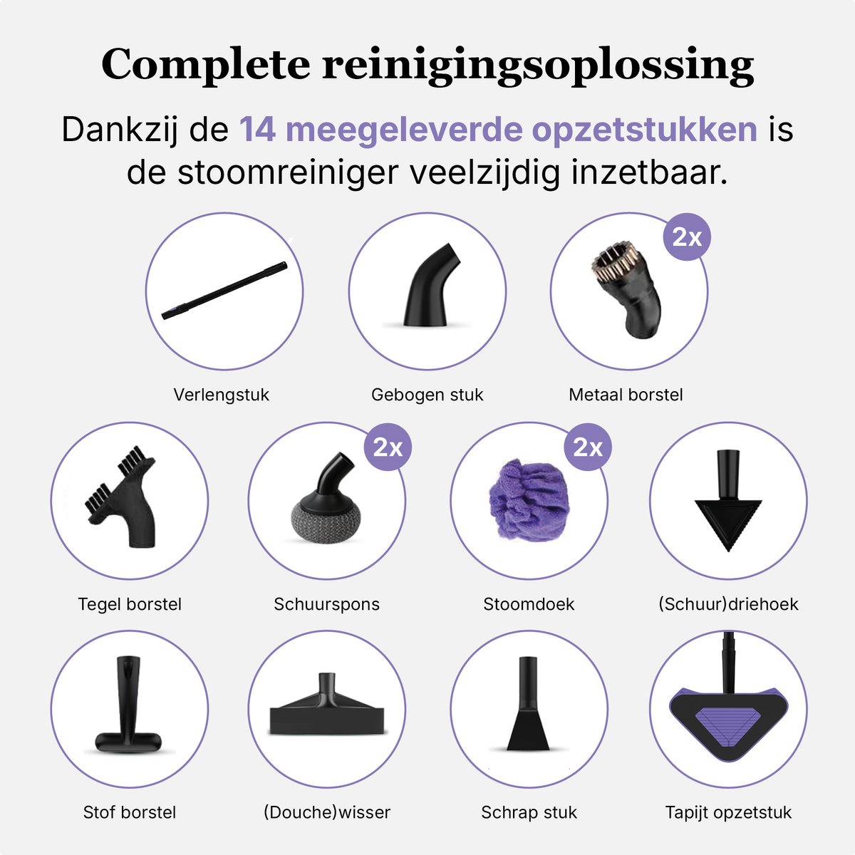 Motionflow 16-in-1 Stoomreiniger - Handstomer voor diepte reiniging vloer, bank, badkamer en tapijt - Elektrische Dweil - Stoomdweil - Tapijtreiniger en Vlekkenreiniger - Steam Cleaner Zwart – foto 5
