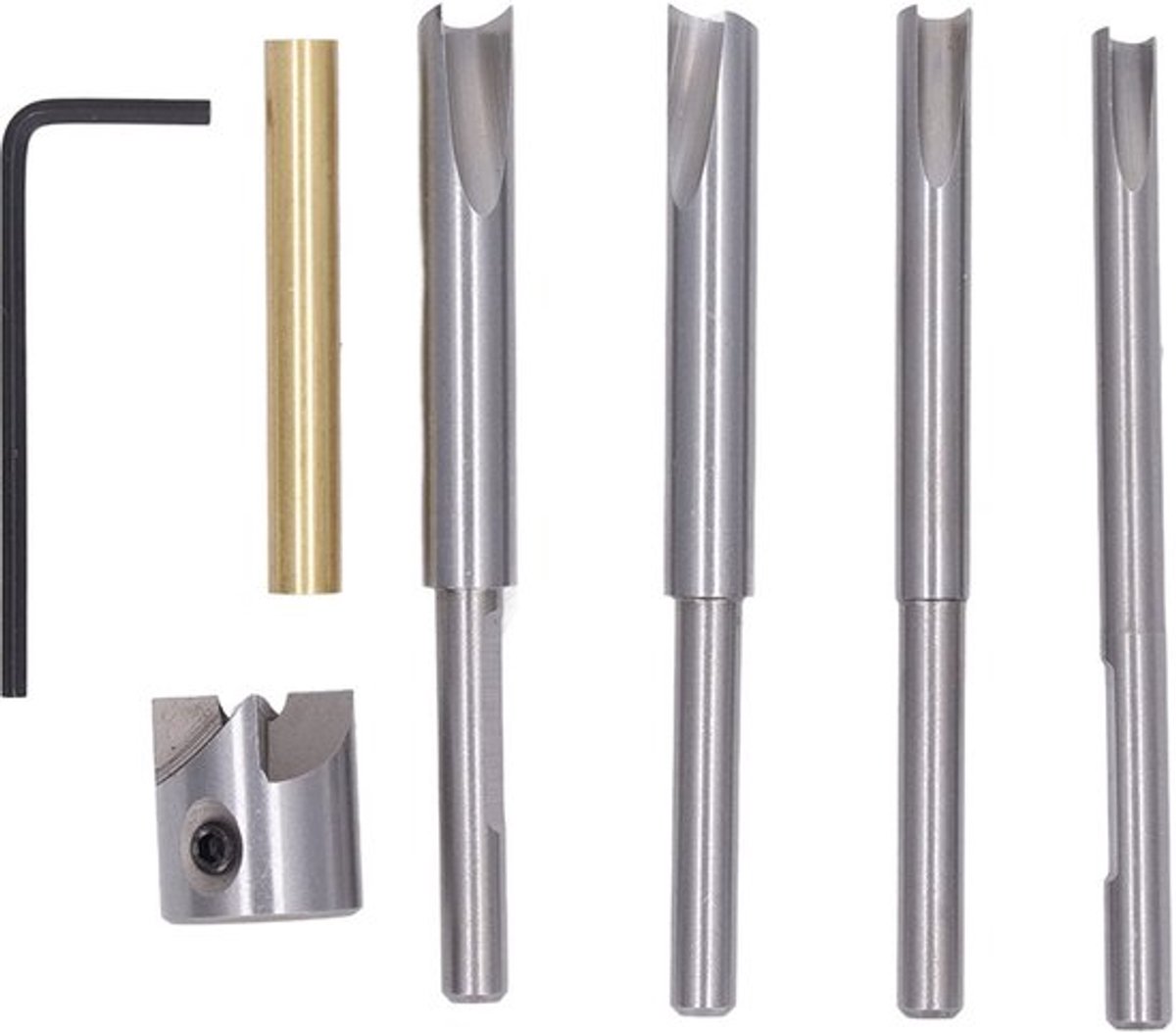 Dailygoods - Pen Mill Set - Houtbewerking - 13-delige set met snijkop - Ideaal voor