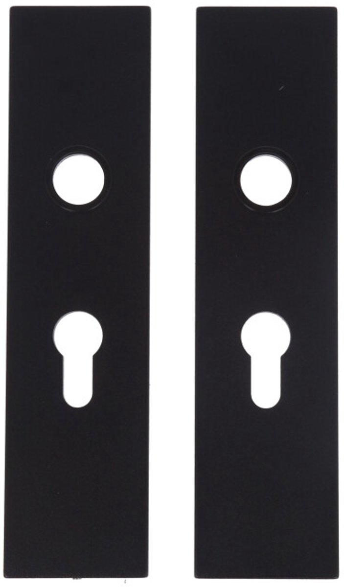 Binnendeurschild Alu. Invisible Zwart Pc55