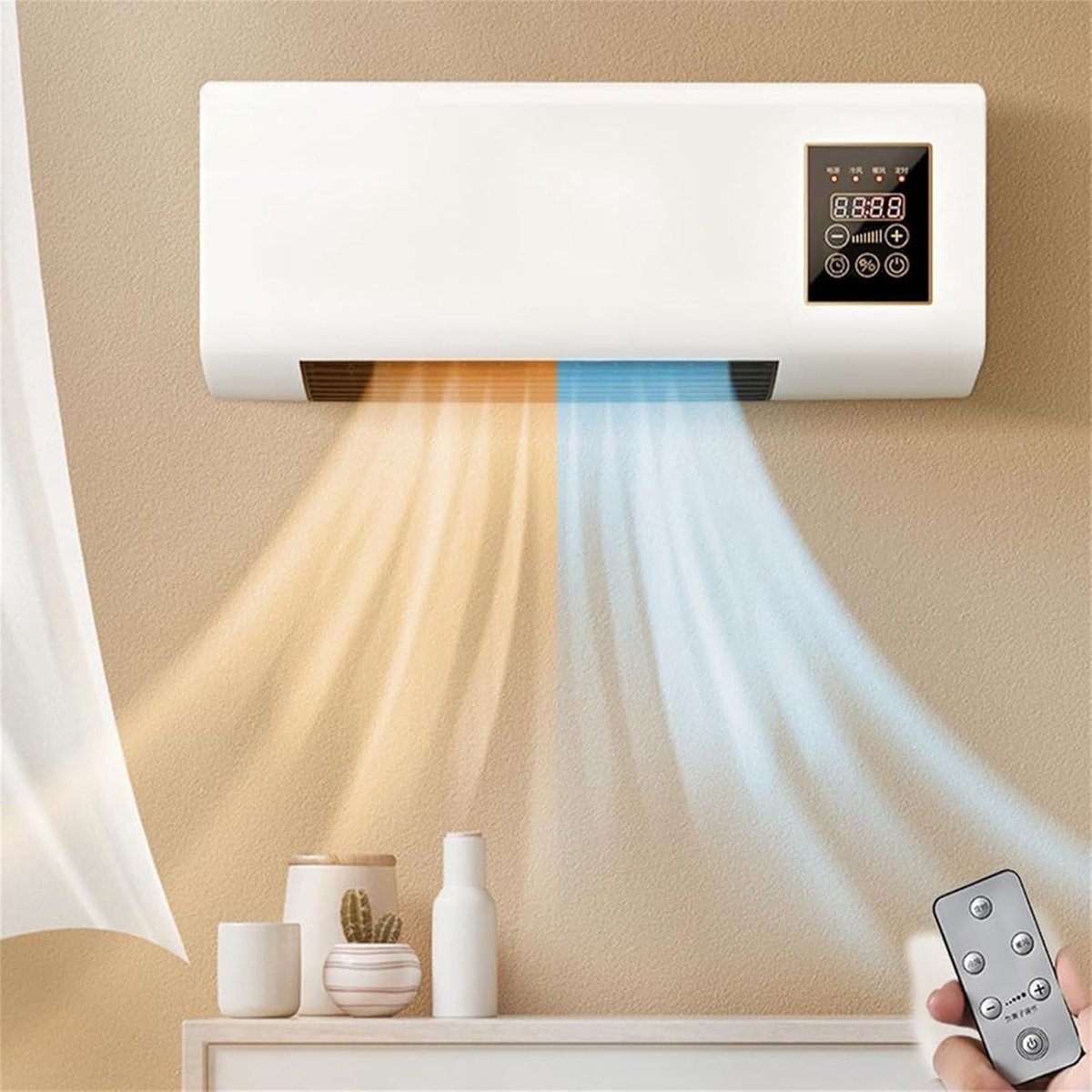 Mini Airco - Draagbare Koeler - Kamer Klimaat - Stille Werking - 8 Uur Timer - Wit