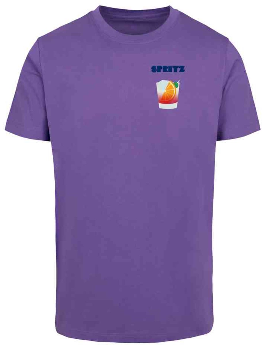 Mister Tee Vintage Spritz Heren Tshirt S Paars