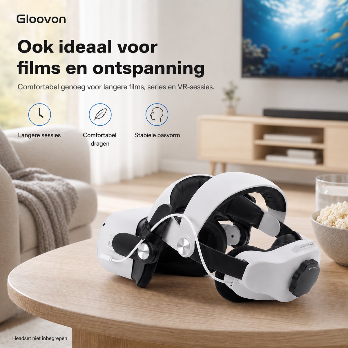 Gloovon Elite Strap Quest 2 - 5300mAh batterij & comfort thumbnail 5
