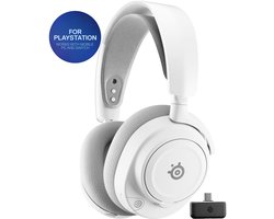 SteelSeries Arctis Nova 7P Gen 2 - Draadloze Gaming Headset - 50 uur accuduur - PlayStation, PC, Switch & Mobiel - Wit