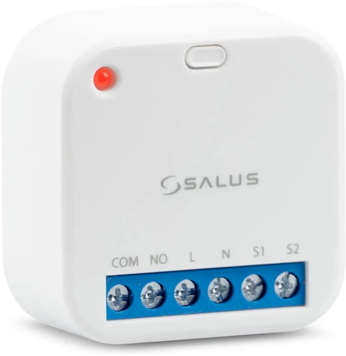 Salus SR600 Smart Receiver Inbouw 16A - Slimme Relais Schakelaar - Zigbee Verbinding - App Bediening - Energie Monitoring