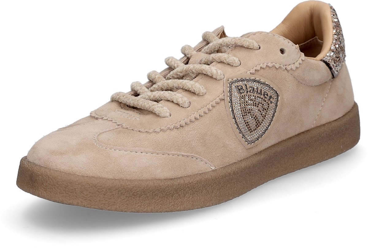 Blauer damessneaker Aurora taupe