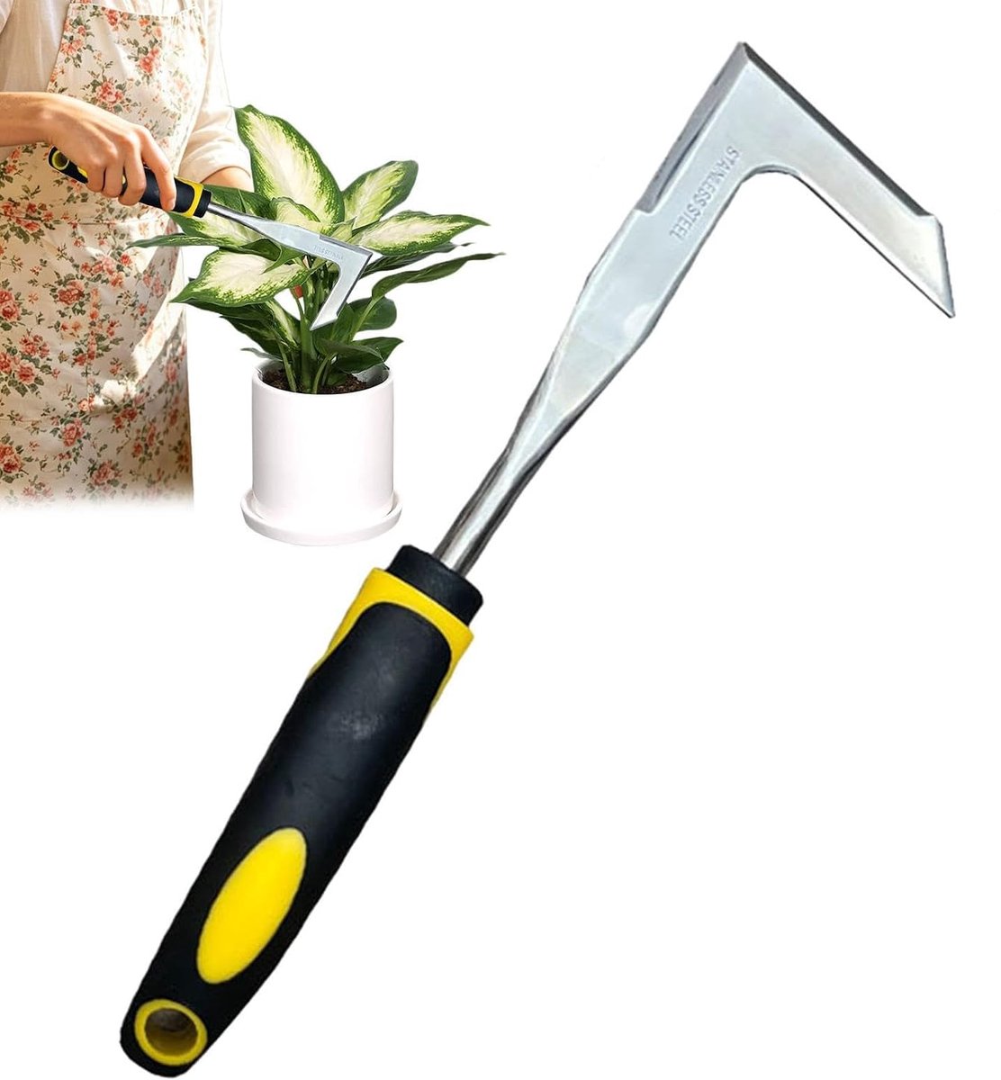 Onkruidsteker - Voegenkrabber Tuin - Onkruid Verwijderen - Schopvormig Snijblad - 34.6 cm - null