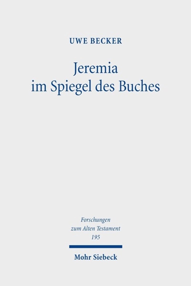 Jeremia Im Spiegel Des Buches