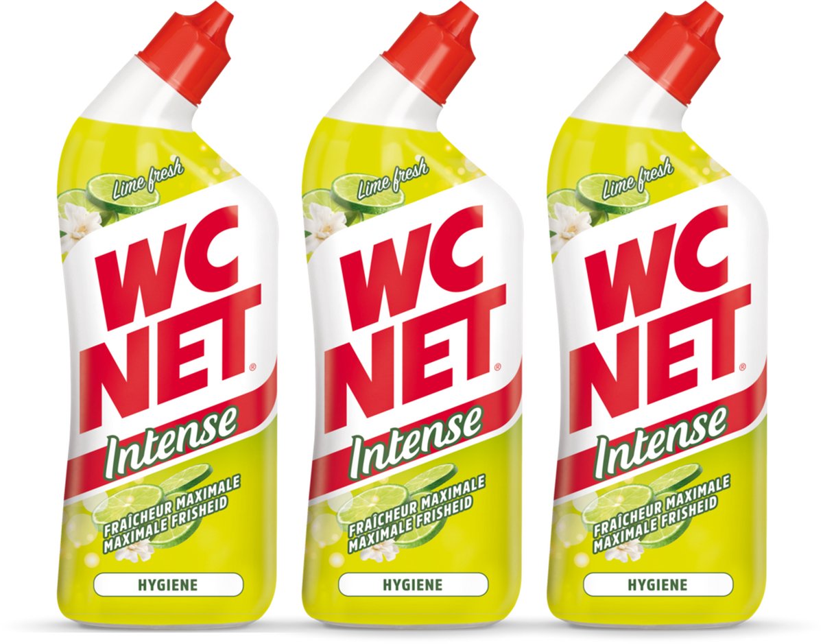 WC Net Gel Intense Lime Fresh 3x750ml