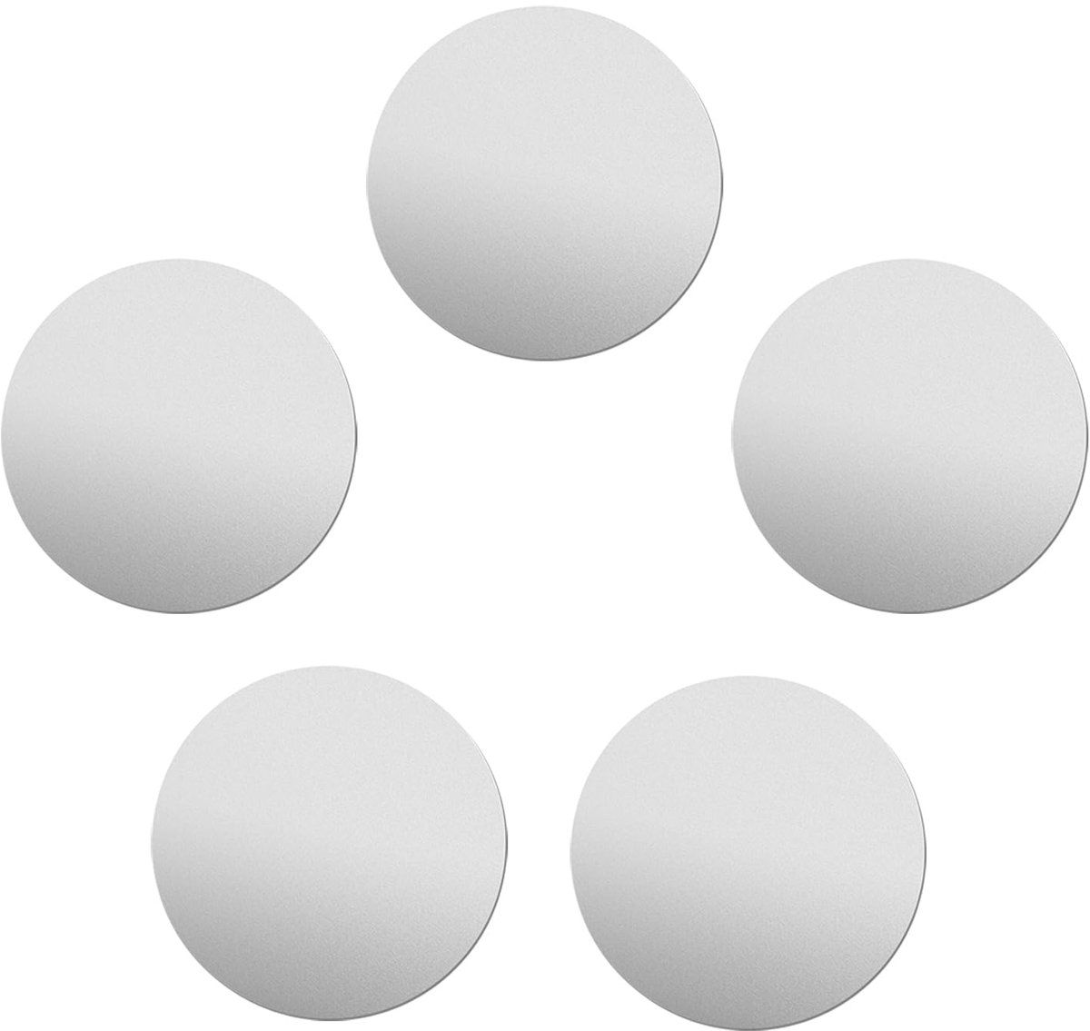 RVS Platen Rond - Metaal Schijven - Modelbouw Hobby - AISI 304 Kwaliteit - 100mm x 0.8mm - Zilverkleurig