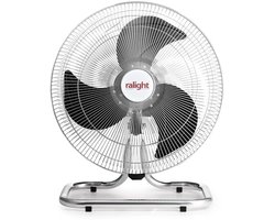 Ralight - Vloerventilator 45cm - Chroom