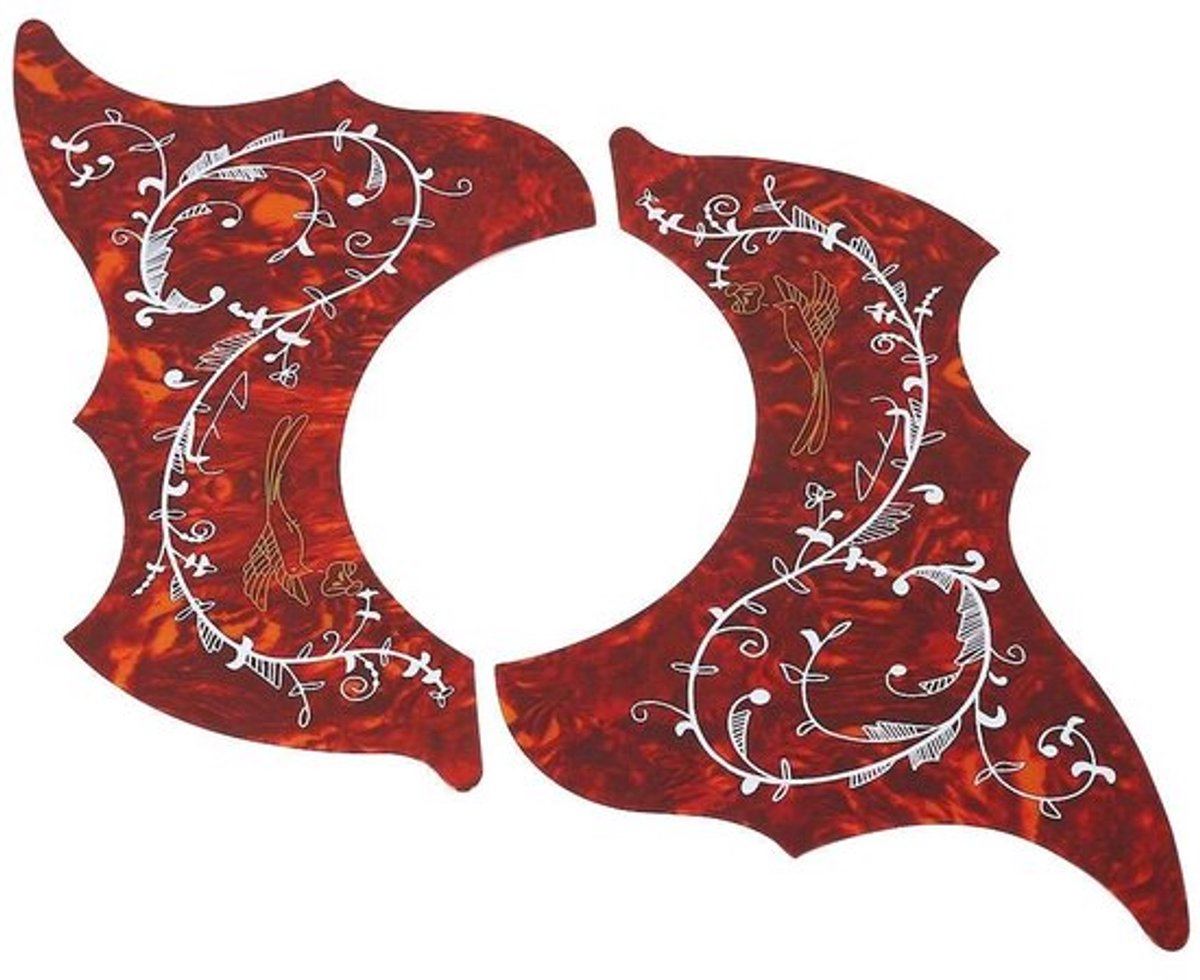 Shopcentral - Akoestische Gitaar Pickguard - 2 Stuks - Krasbestendig en Duurzaam