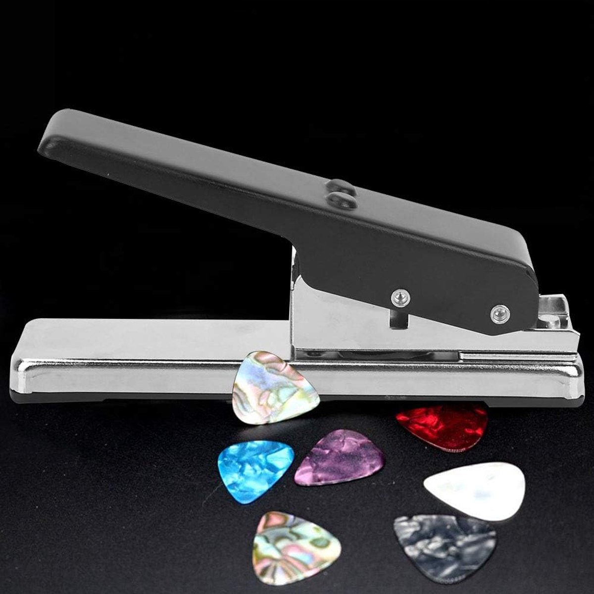 Plectrum Snijder - Pick Maker - Muziek Maken - Duurzaam Metaal - 67 x 32 Inch - Zilver