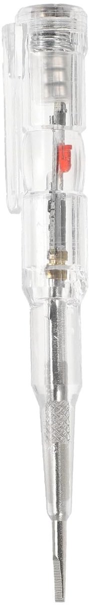 Tester Schroevendraaier - Spanningsmeter Pen - Elektrisch Testen - Tweekleurige Indicator - 14 cm Lengte - Afgebeeld