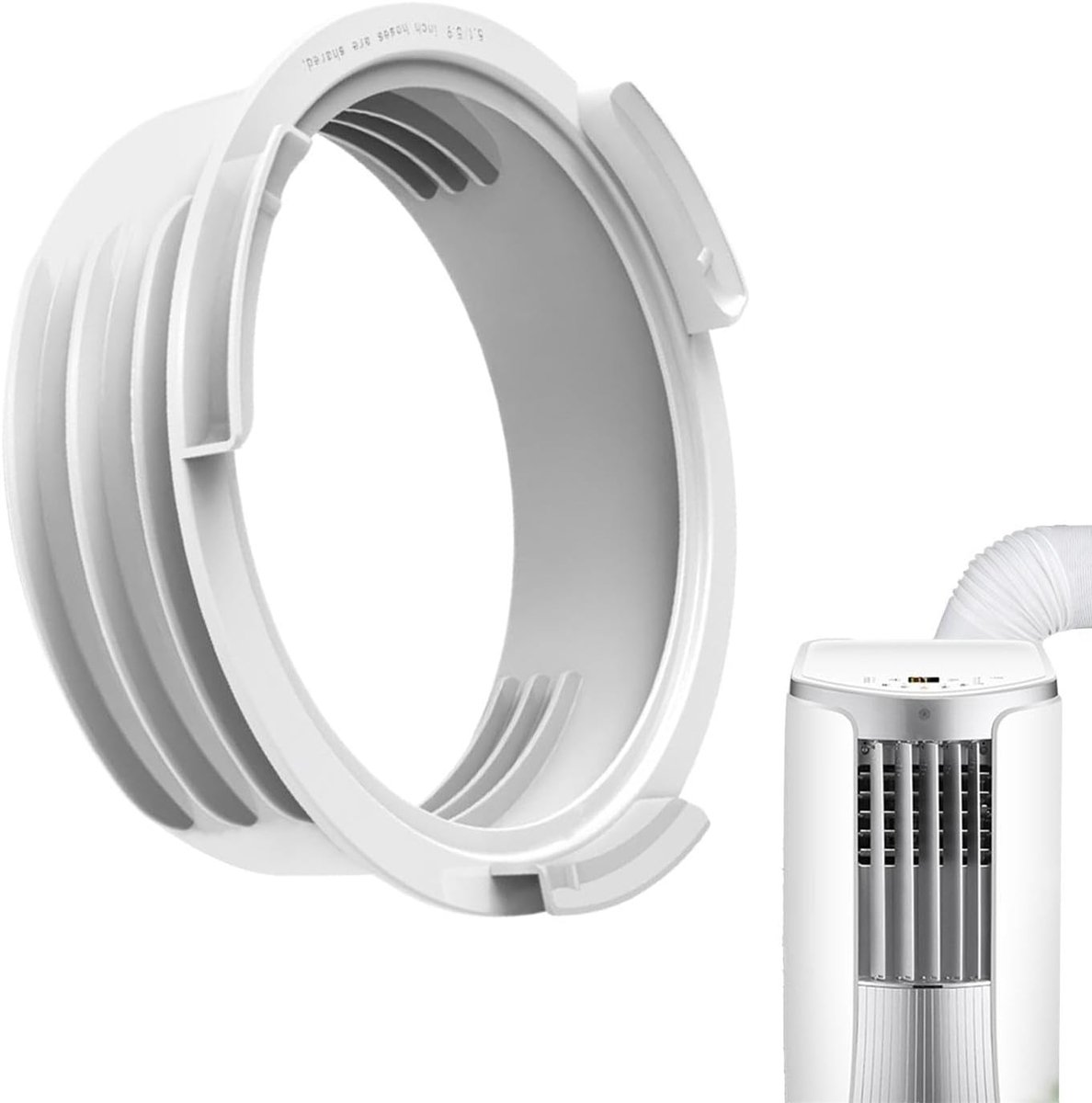 AC Uitlaatslang Adapter - Universele Koppeling Airco - Mobiele Airco Installeren - Hittebestendig ABS Materiaal - 13 en 15 cm