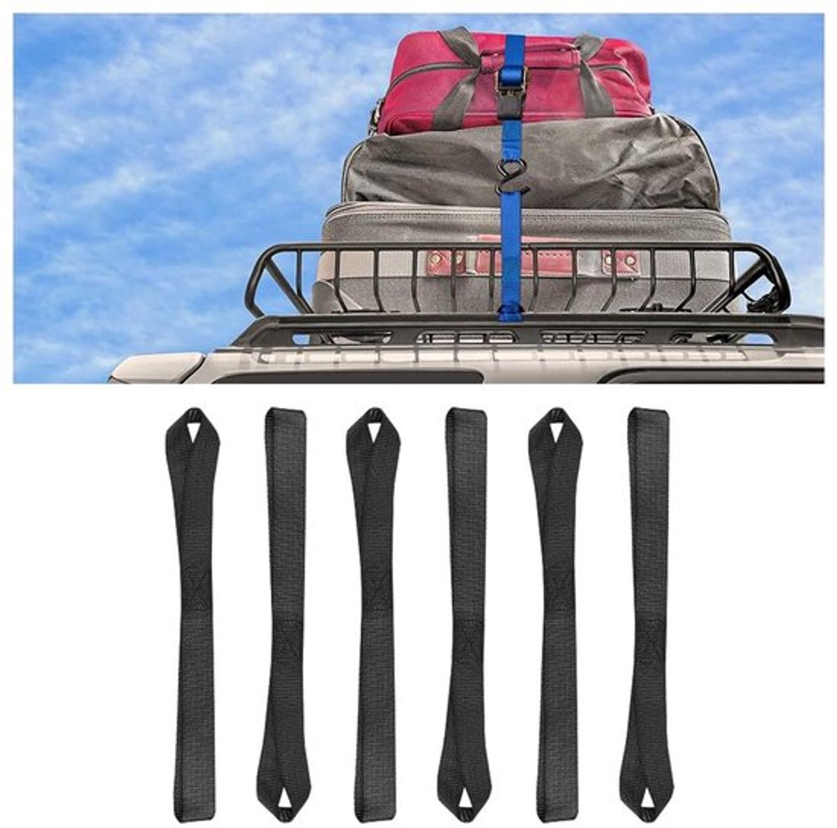 Dailygoods- Spanbanden 6 Stuks - Zachte Spanbanden - Breukvast - Voor