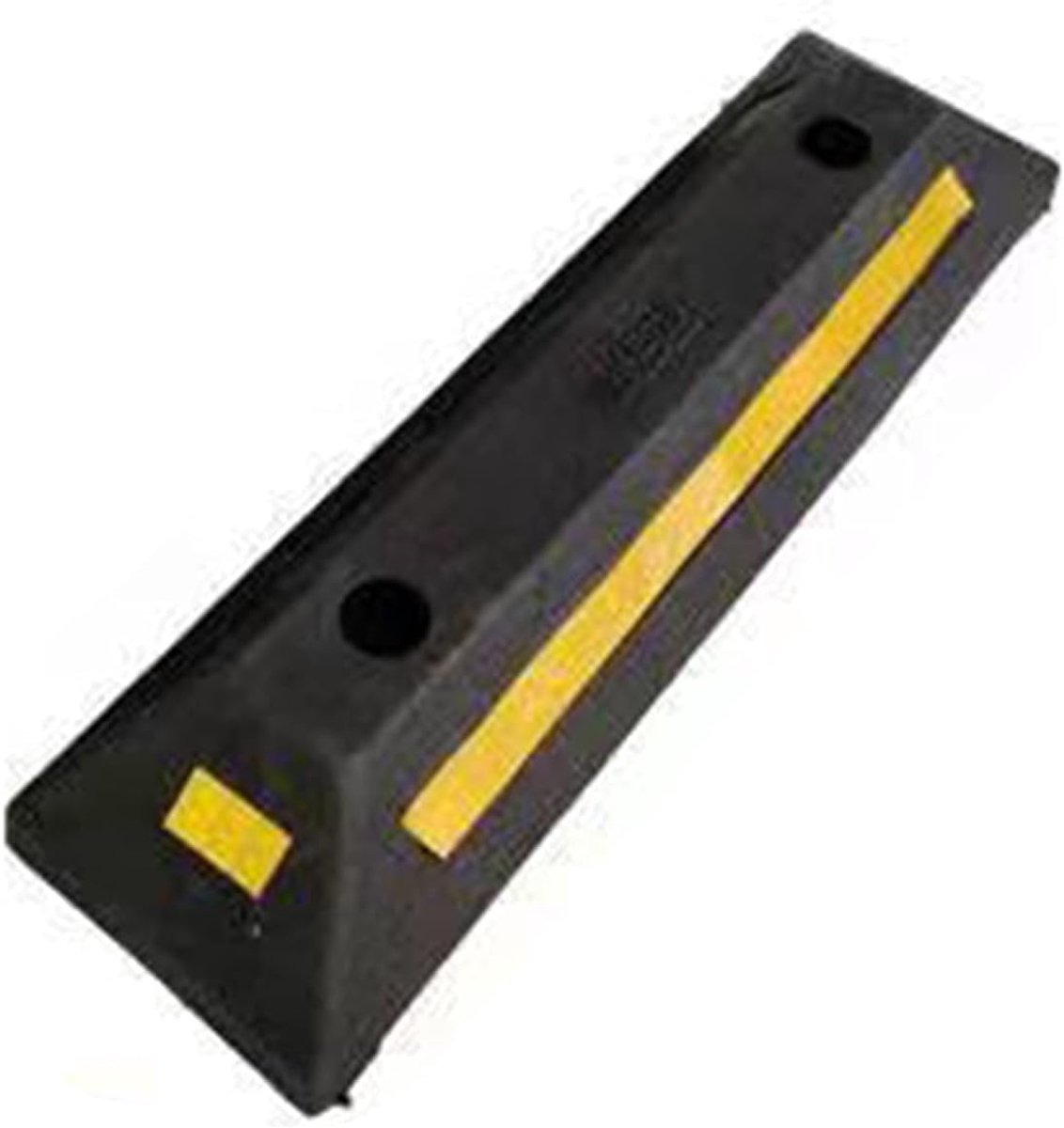 Wielstop - Parkeerhulp - Voorkomen Botsingen - Geïntegreerde Reflecterende Strip - 550x155x90mm - Zwart en Geel
