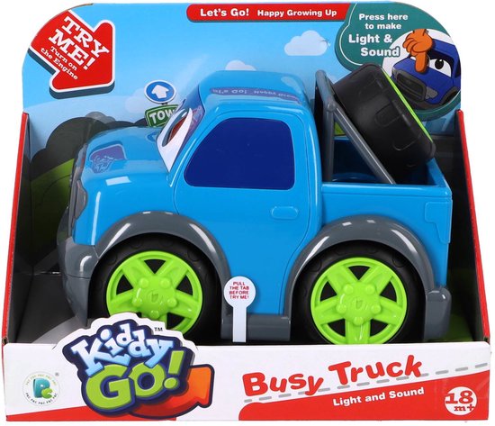 Overige Merken Kiddygo Pickup Truck 19 Cm + Licht En Geluid Blauw