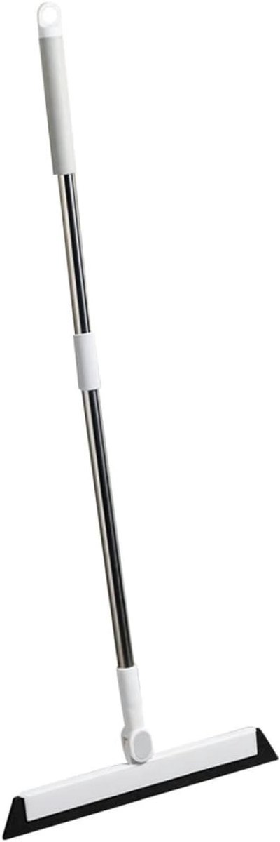 Telescopische Glasschraper - Raamwisser - Glas Reinigen - Rubberen Wisserblad - 86 cm - Zilver