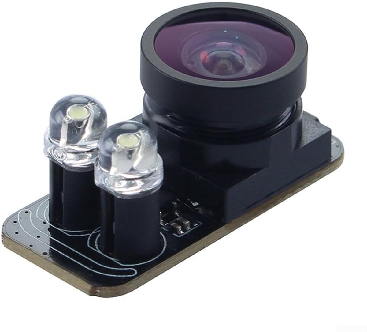 Print Bewakingscamera - Vision Module - 3D Print Toezicht - Real Time Observatie - Standaard Formaat - Zwart