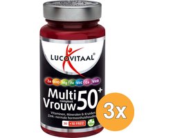 Lucovitaal 3x Multi Compleet Vrouw 50+ (40 tabletten) - 40 stuks