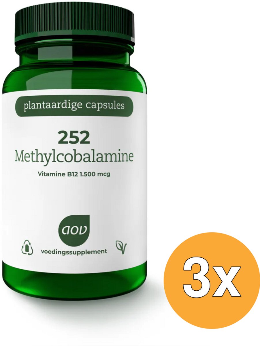 3x AOV 252 Methyl cobalamine (60 vega capsules)