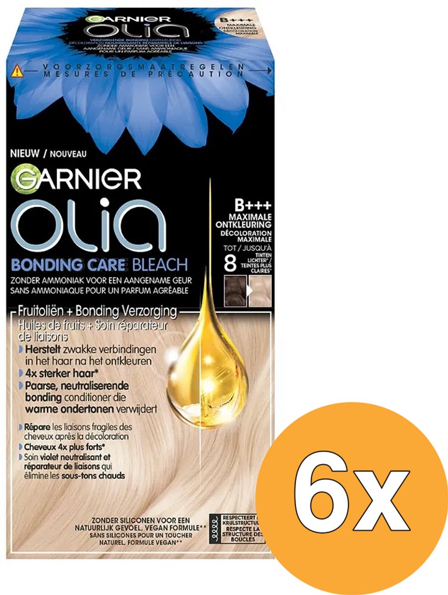 6x Garnier Olia Blonding Care Bleach B+++ (1 stuk)