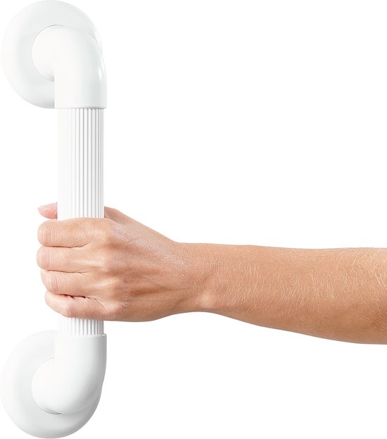 VITILITY Wandbeugel 30 cm extra grip. Handgreep / wandgreep voor badkamer / douche / toilet. Toiletbeugel / badgreep / douchegreep
