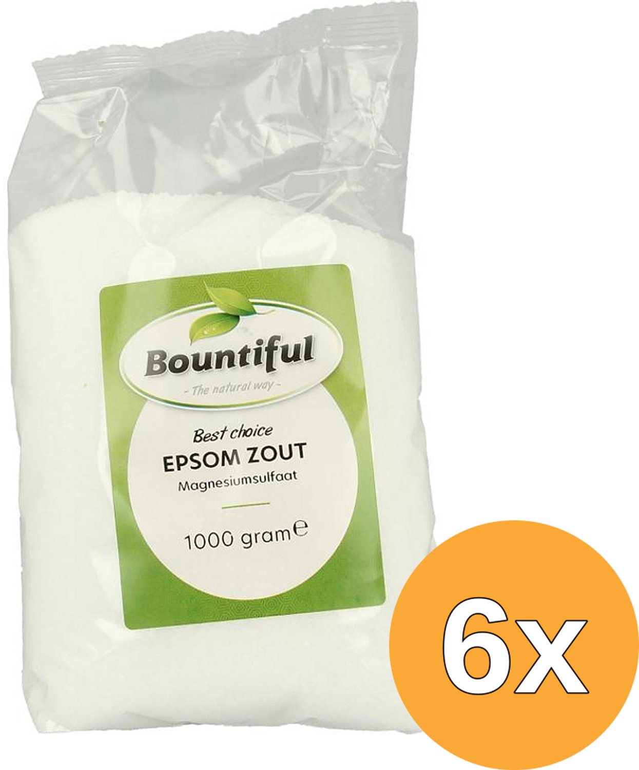 6x Bountiful Epsom zout (1000 gr)