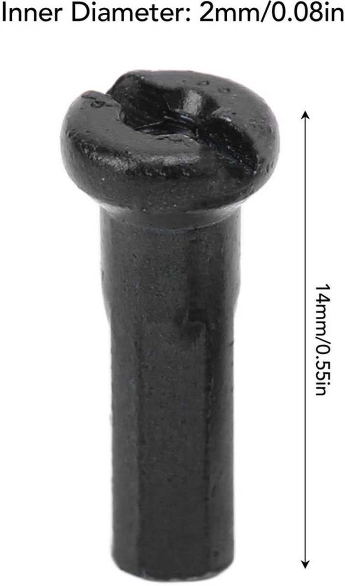 Fiets spakenhoed 14mm, 80 stukken