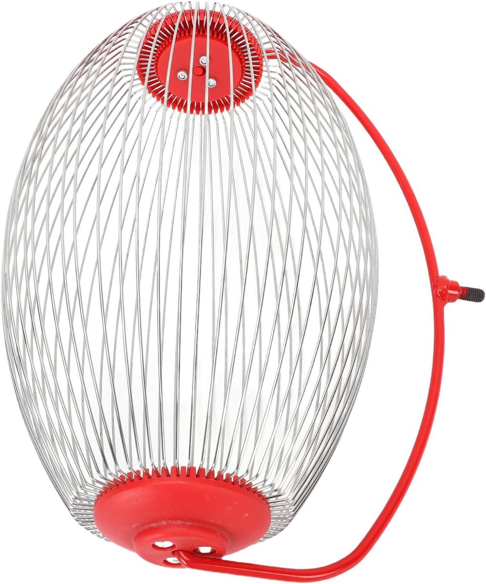 Notenverzamelaar - Fruitplukker - Noten Oogsten - Roestvrijstalen Mand - 38 cm - Zilver