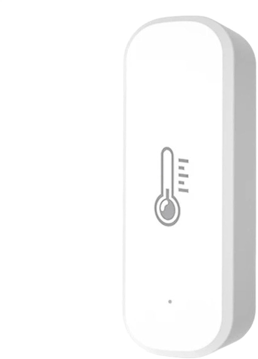 Temperatuur Vochtsensor - Slimme Monitor - Klimaat Bewaken - Real-time Updates - 75 x 37 x 25 cm - Wit