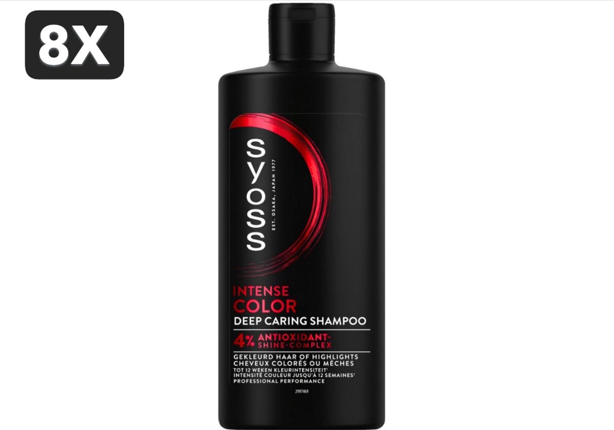 8 x Syoss Color Shampoo - 440 ml