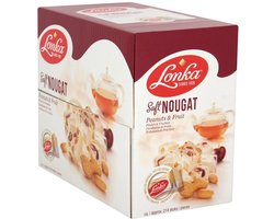 Lonka Nougat peanut & fruit - per stuk verpakt - box a 2,57kg