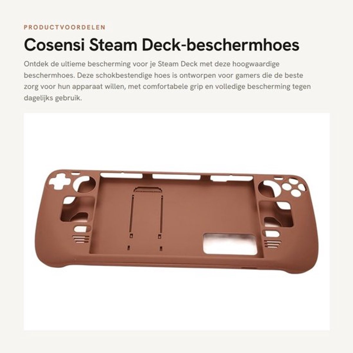 SVGCommerce - Steam Deck-beschermhoes - Schokbestendig - Volledige Bescherming
