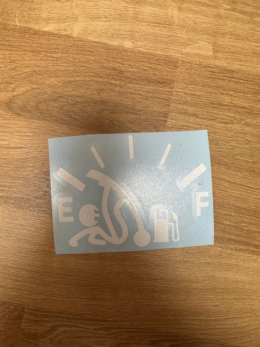 Sticker-tankdop
