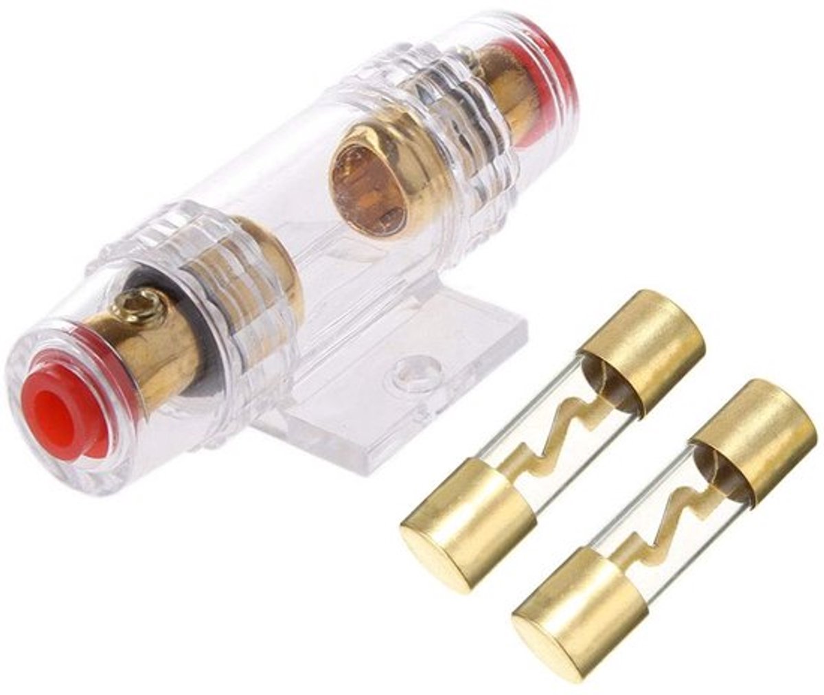 Allecto - Auto Stereo Accessoire - Inline AGU Fuse Holder - Inclusief