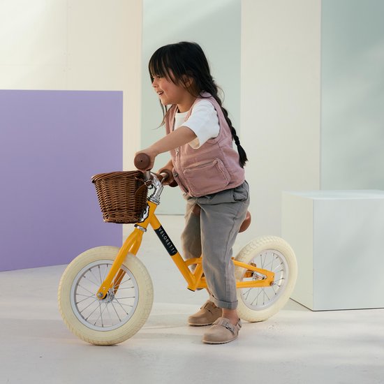 Veloretti Mini loopfiets - 12 inch - Geel - 2-4 jaar van Veloretti — afbeelding 3