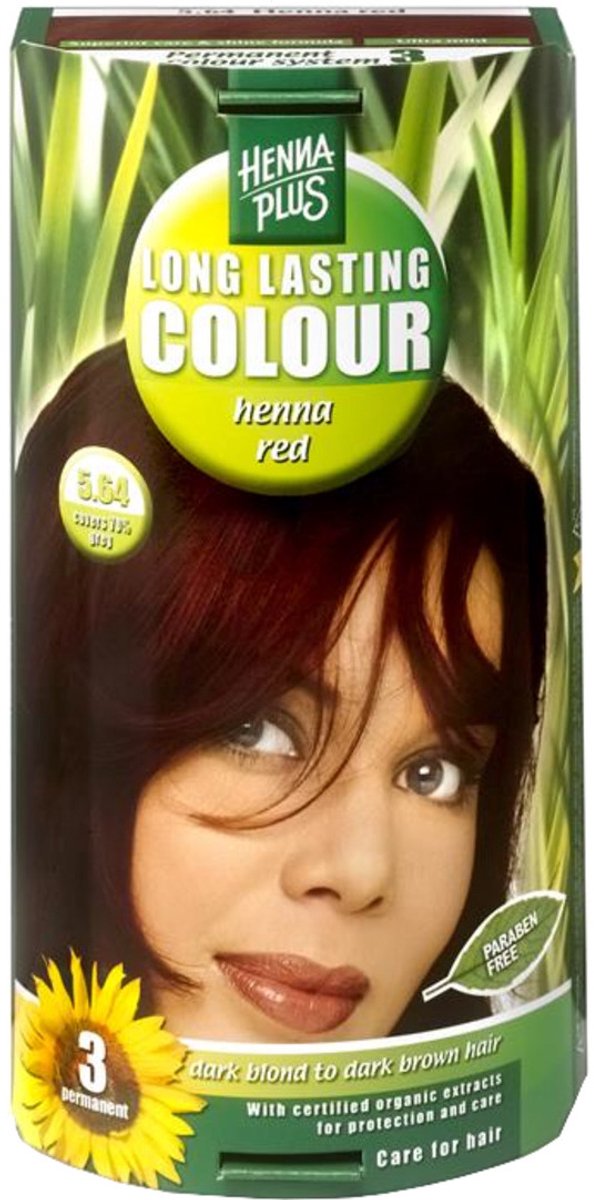 Hennaplus 5.64 Henna Red Long Lasting Colours 100ML