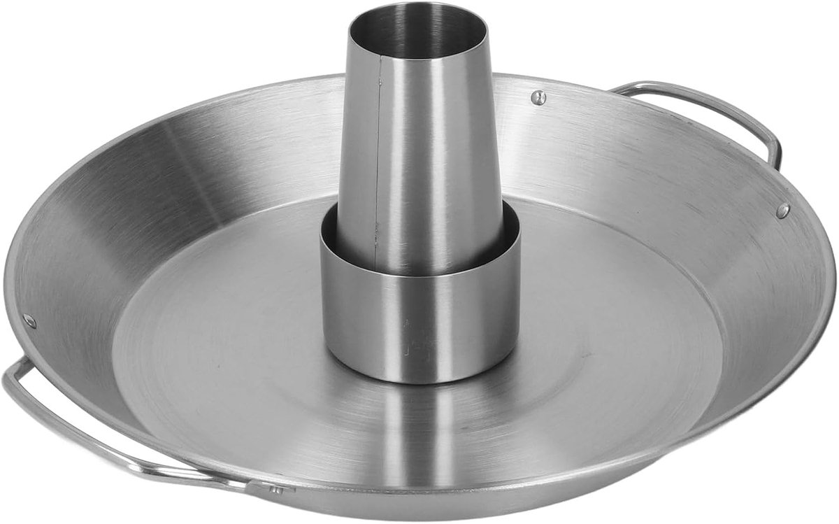 Kip Brander - Gevogelte Rek - BBQ Koken - Roestvrij Staal - Voor 5-6 lbs - Zilver