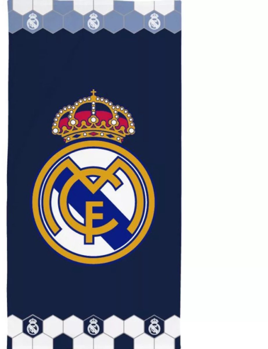 Real Madrid Strandlaken - Polyester Handdoek - 70 x 140 cm