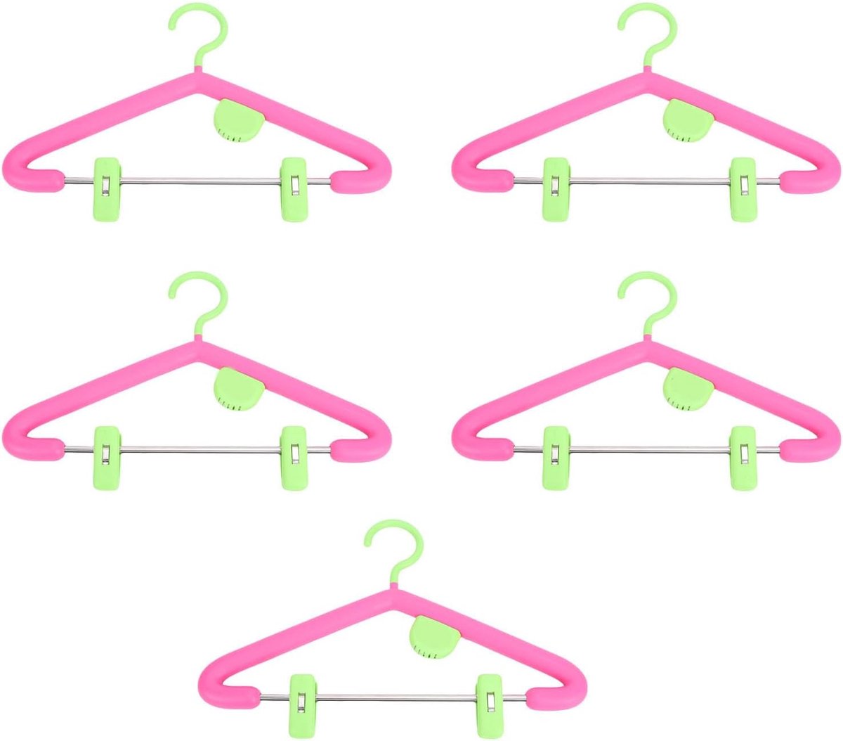 Aromatherapie Kleerhangers - Kledinghangers Set - Kast Organisatie - Ingebouwde Geurdoos - 5 Stuks - Kleurrijk