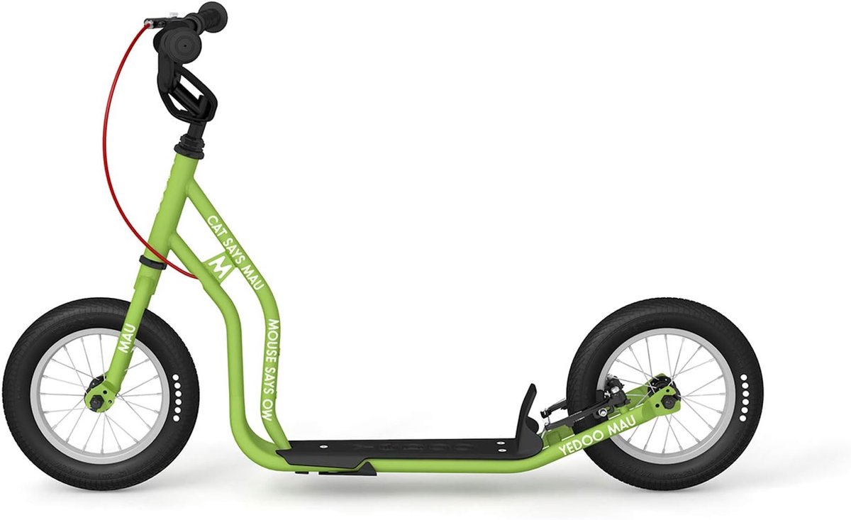 Kinderstep - Step Stepfiets - Buiten spelen - Lichtgewicht en manoeuvreerbaar - 100 cm lichaamslengte - Groen