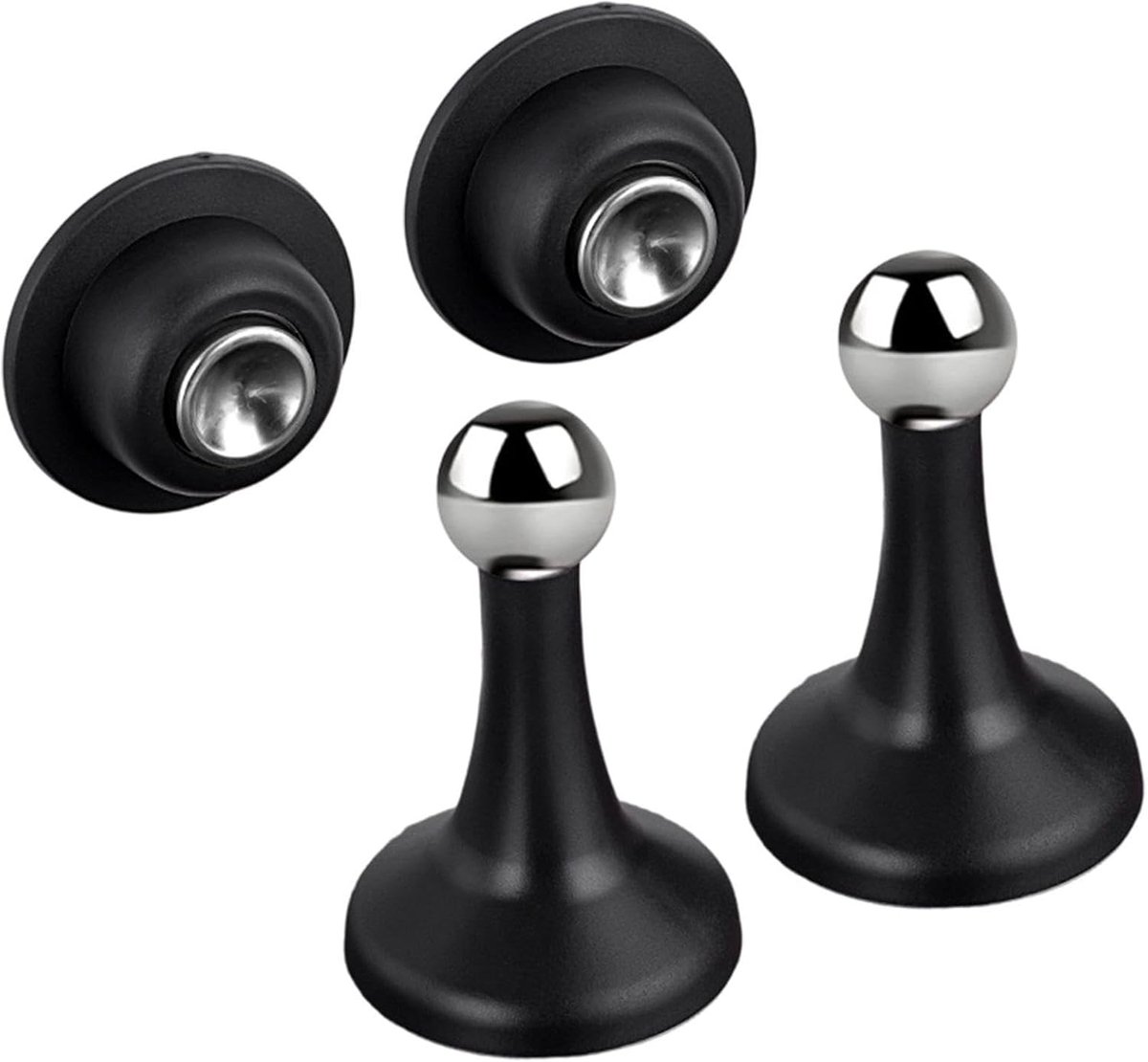 Deurstopper Magneet - Zelfklevende Houder - Deuren Op Hun Plaats - Windbestendige Grip - 12 x 9.5 cm - Enkele Attribuut