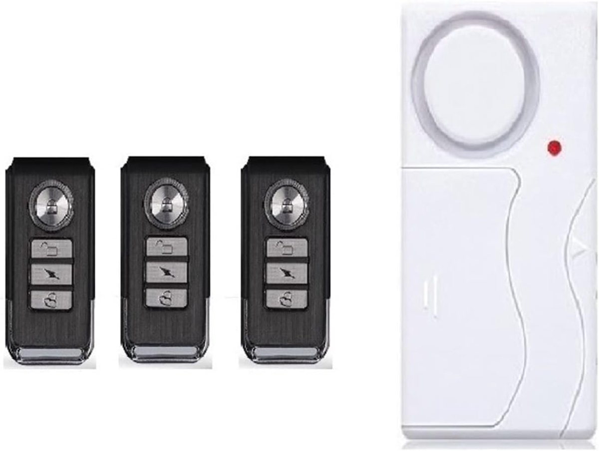 Draadloos Alarmsysteem - Deur Raam Sensor - Beveiliging Thuis - Magnetische Sensor - 105 dB - Wit
