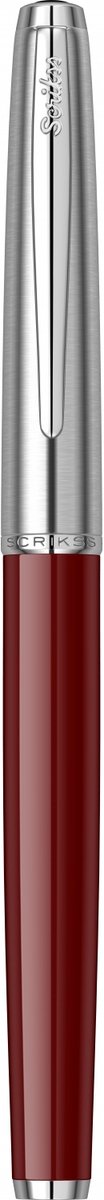 Scrikss Metropolis 78 rollerpen | Metalen afwerking voor dagelijks schrijven | Bordeaux