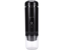 Draagbaar Koffiezetapparaat - Reis Koffiezetter - Onderweg Koffie Maken - Draadloze Verwarmingspomp - 26D x 8.4B x 8.2H cm - Zwart