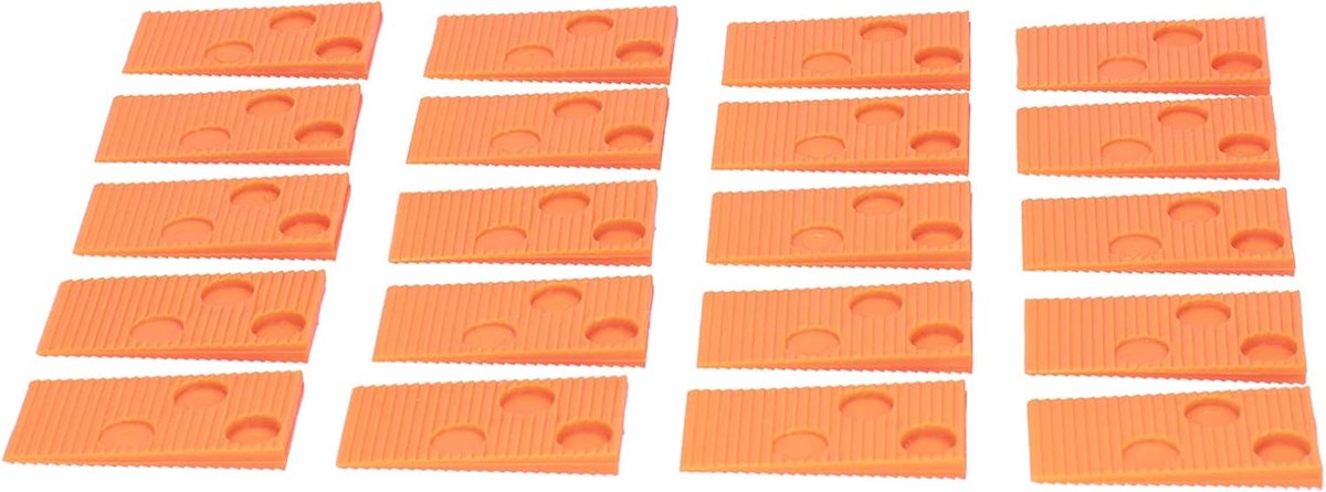 Tapping Block Set - Vloer Installatie Gereedschap - Vloeren Leggen - Naadloze Uitlijning - 20 Stuks - Oranje